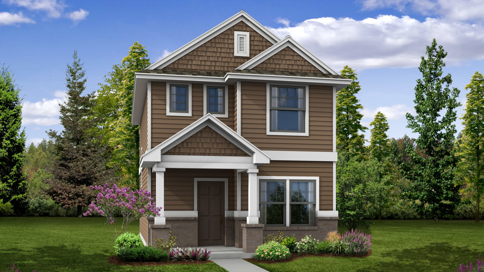 Pacesetter Homes The Montgomery Floor Plan Portico Series  New Homes in 
