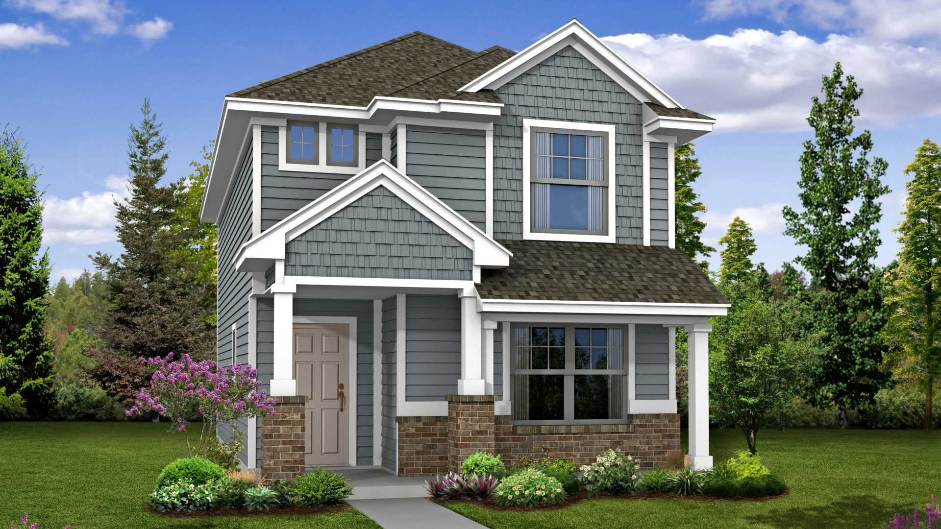 Pacesetter Homes The Titus Floor Plan Portico Series  New Homes in 