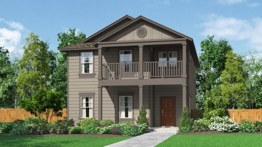 The Franklin Elevation E Valley Vista Inventory Home Valley Vista - Final Opportunities! New Homes in Leander