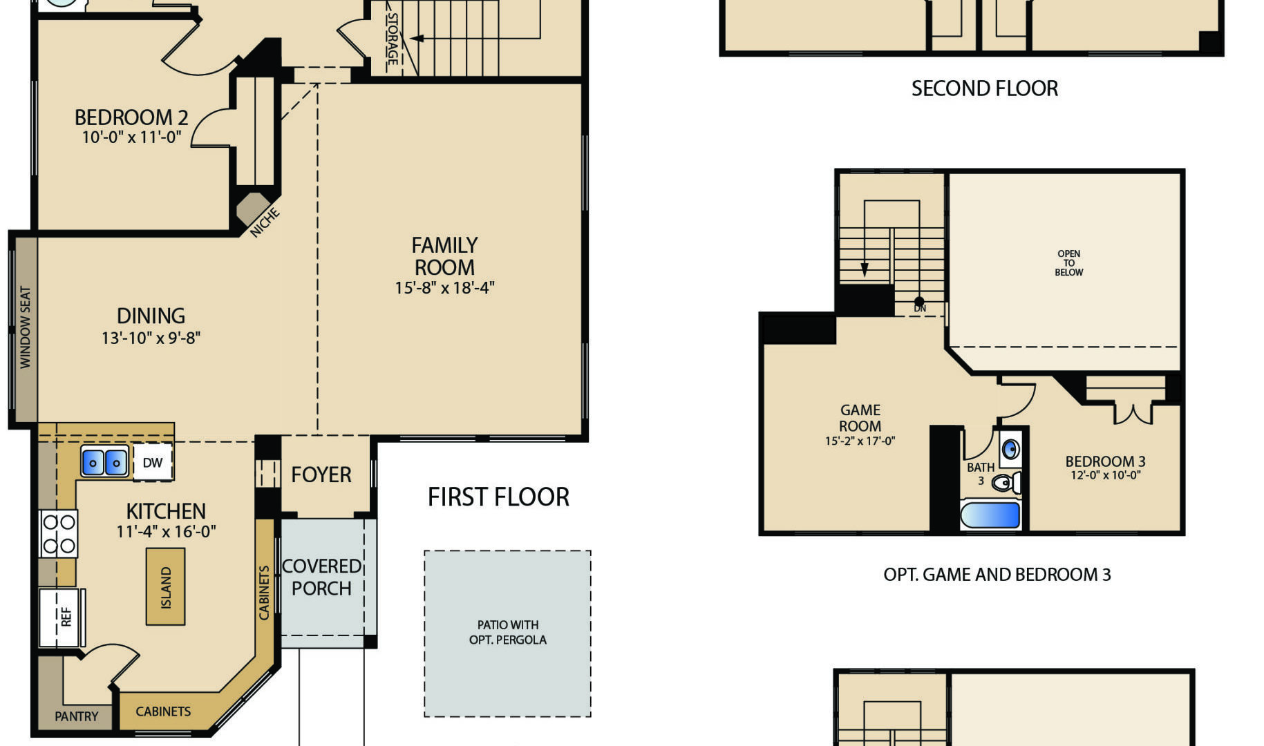 The Campania Floor Plan And Options
