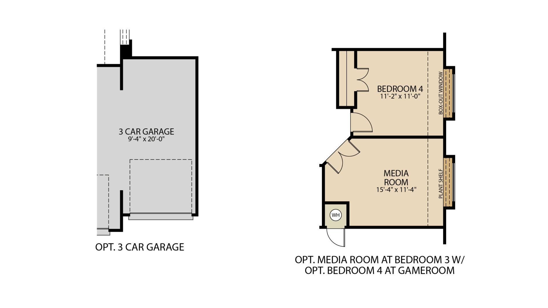 The Coral Cay Craftsman Series Floor Plan Options