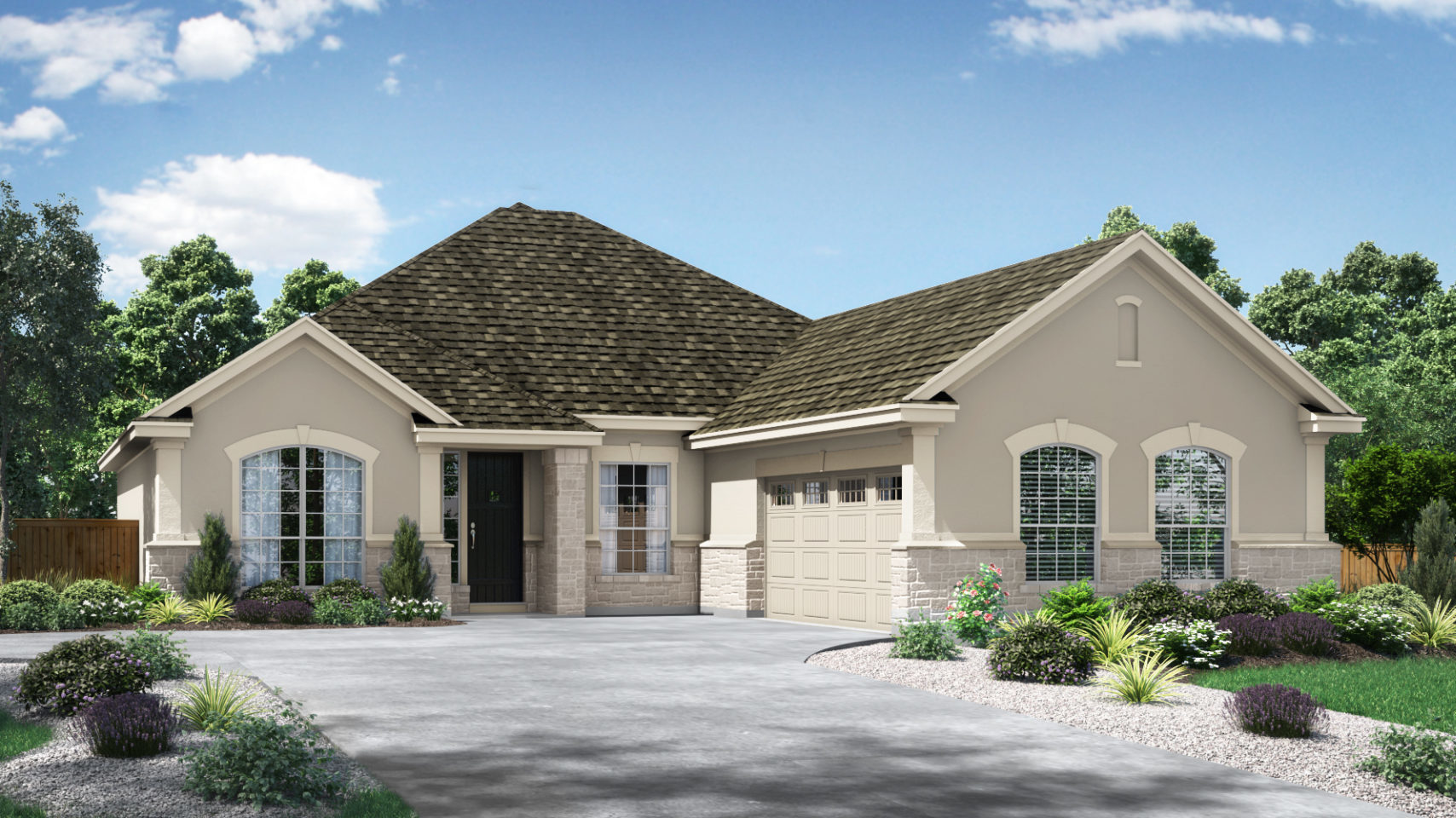The Valencia Elevation A  New Homes in 