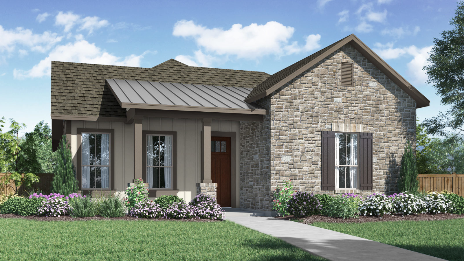 Pacesetter Homes The Loggia I Floor Plan Courtyard Quad Series  New Homes in 
