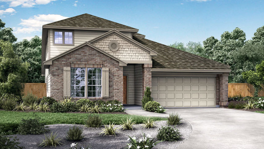 The Savannah Craftsman Elevation C Star Ranch New Homes in Hutto