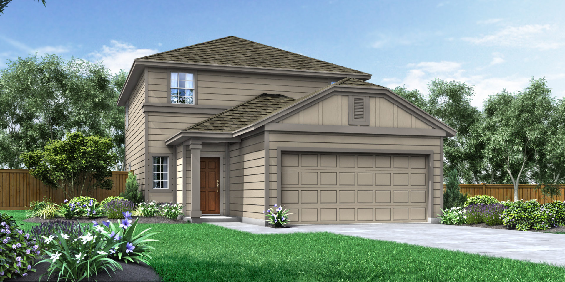 The Stonewall Elevation A Vistas of Austin - Final Opportunities! New Homes in Austin