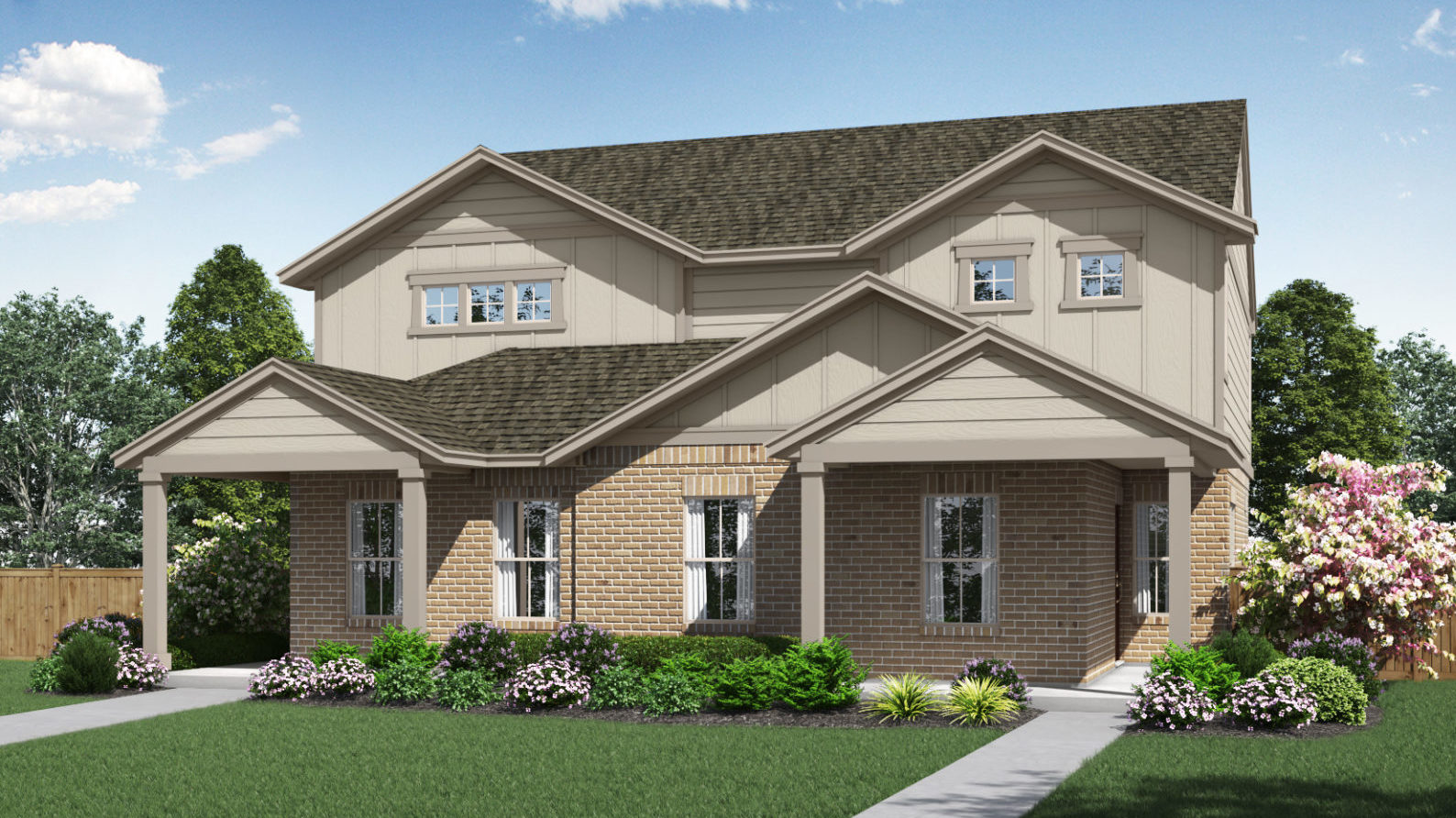 The Palisade Elevation A Whisper Valley New Homes in Manor
